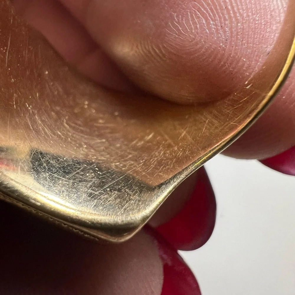 Vintage 14K Yellow Gold Tiger's Eye Roman Soldier Cameo Ring